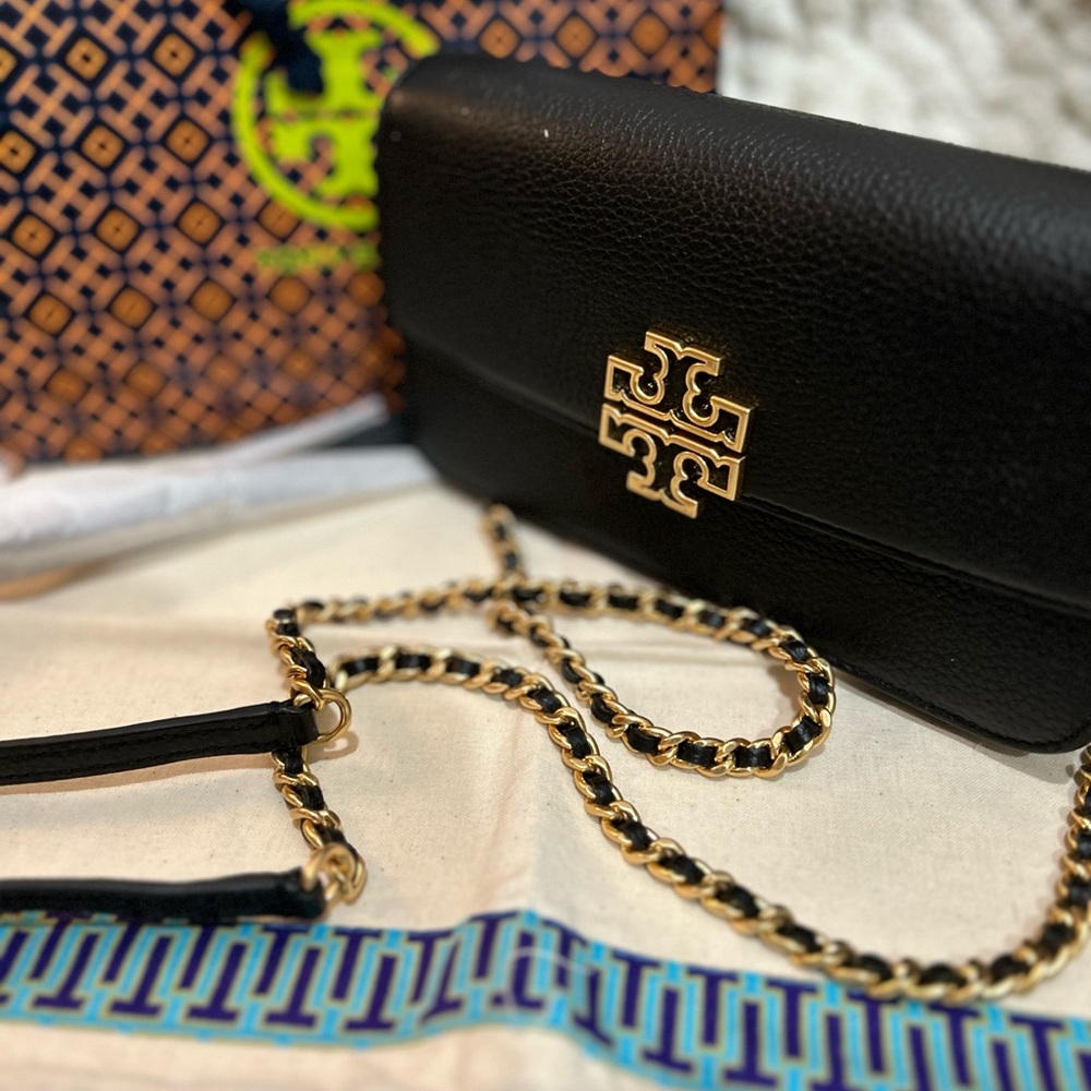 🌺NEW 🌺 Tory Burch, Emerson, chain wallet/Crossbody bag/shoulder bag/leather
